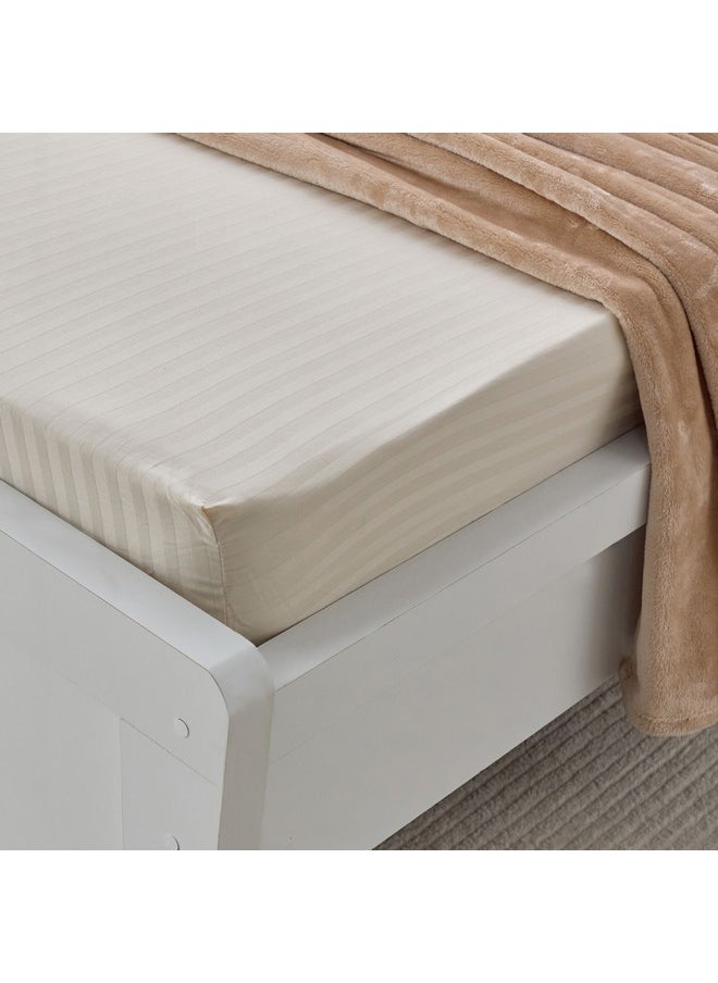 Hamilton Stripe Satin Cotton Single Fitted Sheet 200 x 36 x 90 cm