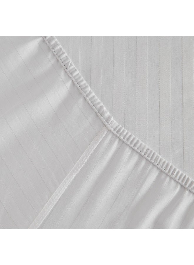 Hamilton Satin Striped Queen Fitted Sheet 150 x 200 x 36 cm