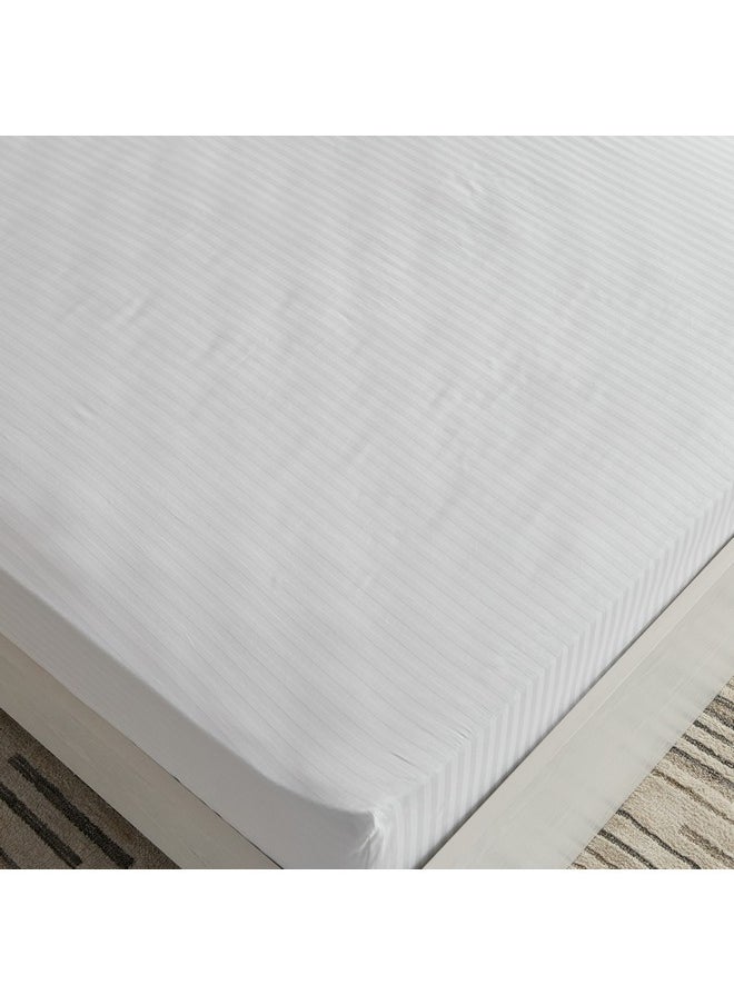 Hamilton Satin Striped Queen Fitted Sheet 150 x 200 x 36 cm