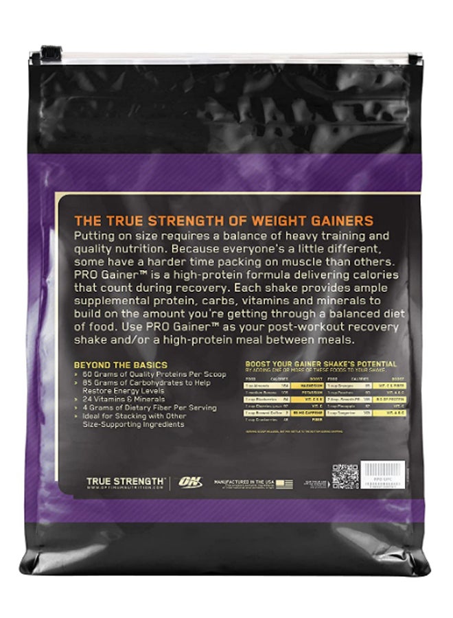 Pro Gainer Protein - Vanilla Custard - 4.62 Kg