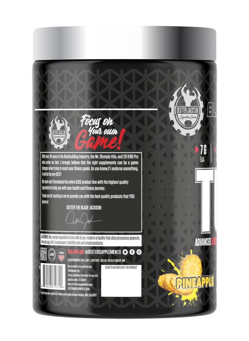 Black Series Turbo EAA 30 Servings 345g - Advanced Essential Amino Acids for Muscle Recovery and Performance (Pineapple)