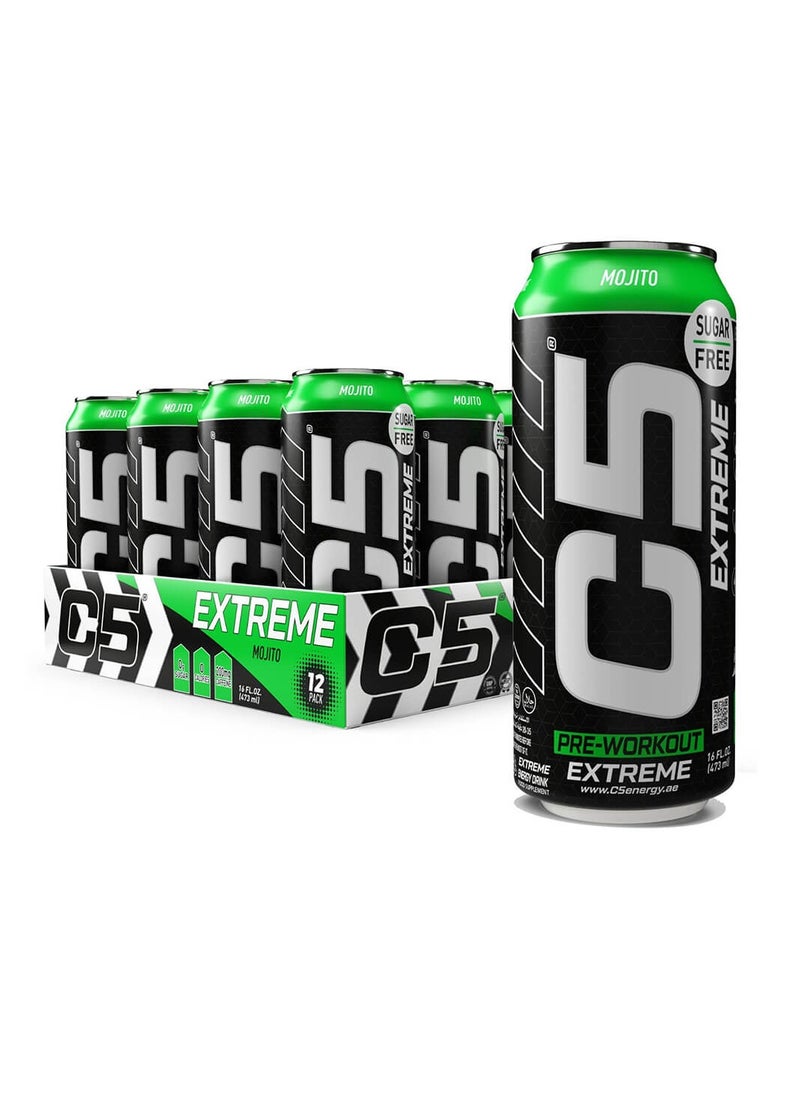 C5 EXTREME Zero Sugar Mojito 473ml Pack of 12