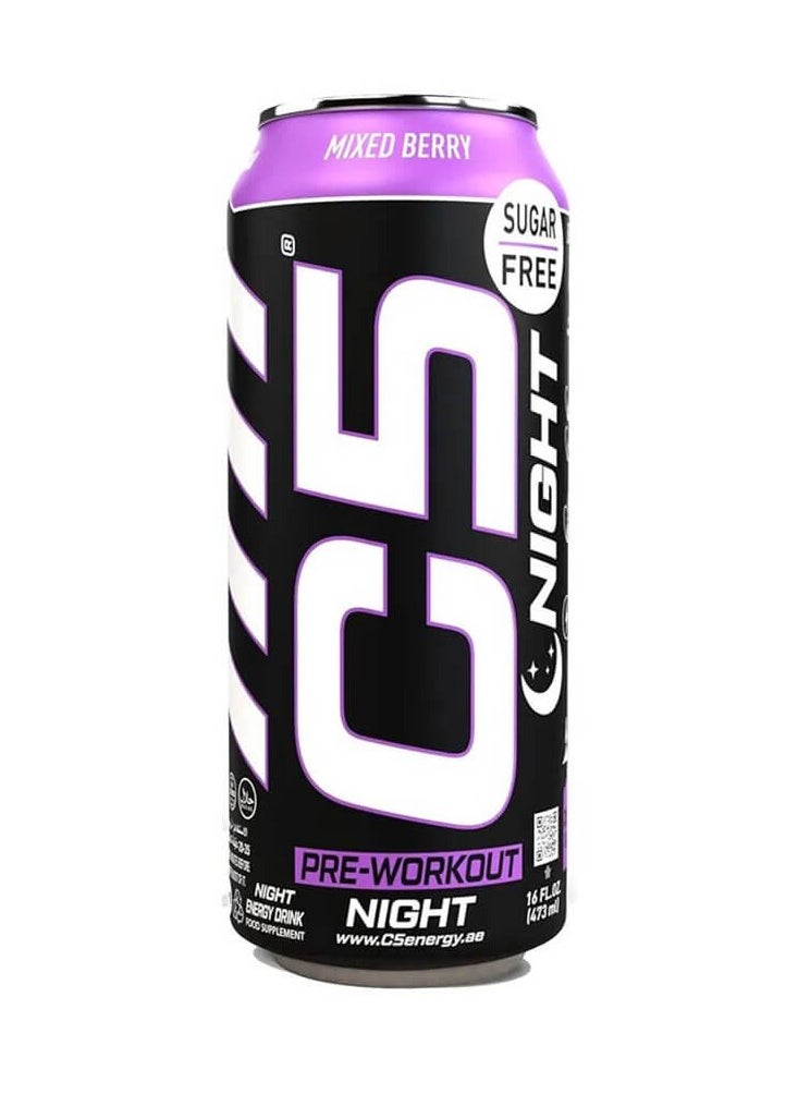 C5 NIGHT Sugar Free Mixed Berry 473ml Pack of 12