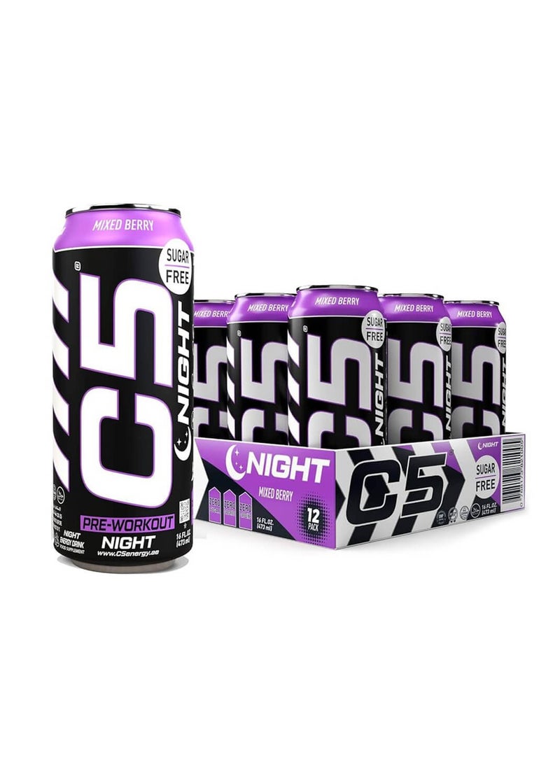 C5 NIGHT Sugar Free Mixed Berry 473ml Pack of 12