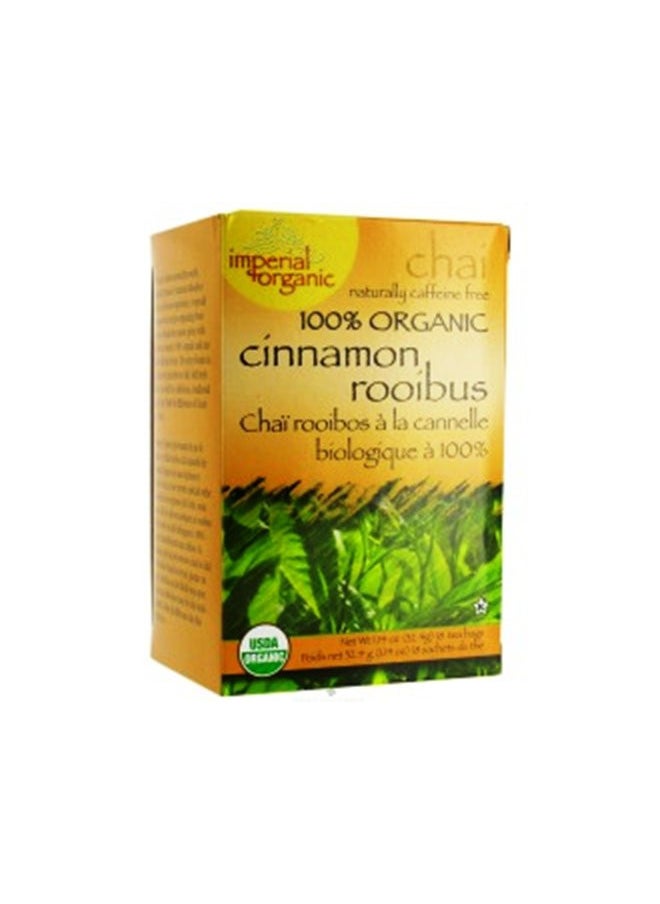 Uncle Lee's Imperial Organic Tea - Chai With Cinnamon Rooibos, 18-Count (Pack of 4)