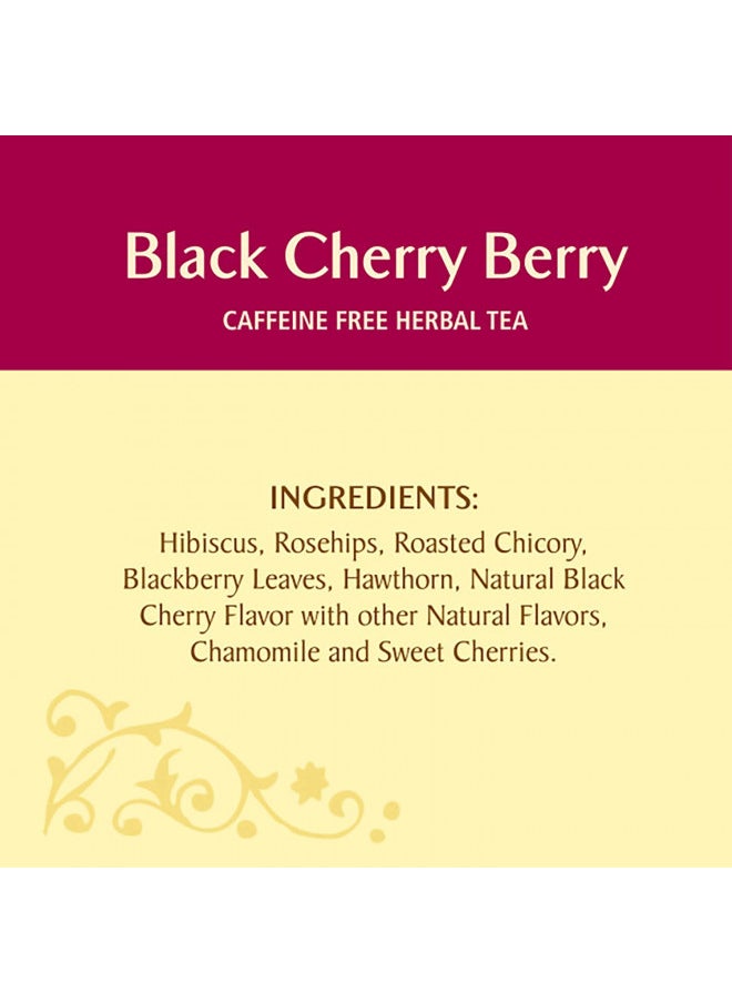 Celestial Seasonings Herbal Tea, Black Cherry Berry, 20 Count (Pack of 6)