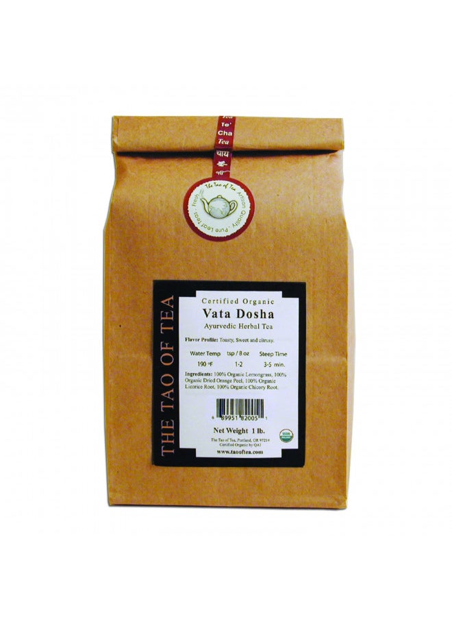 The Tao of Tea Vata Dosha, Certified Organic Ayurvedic Tea, 1-Pound