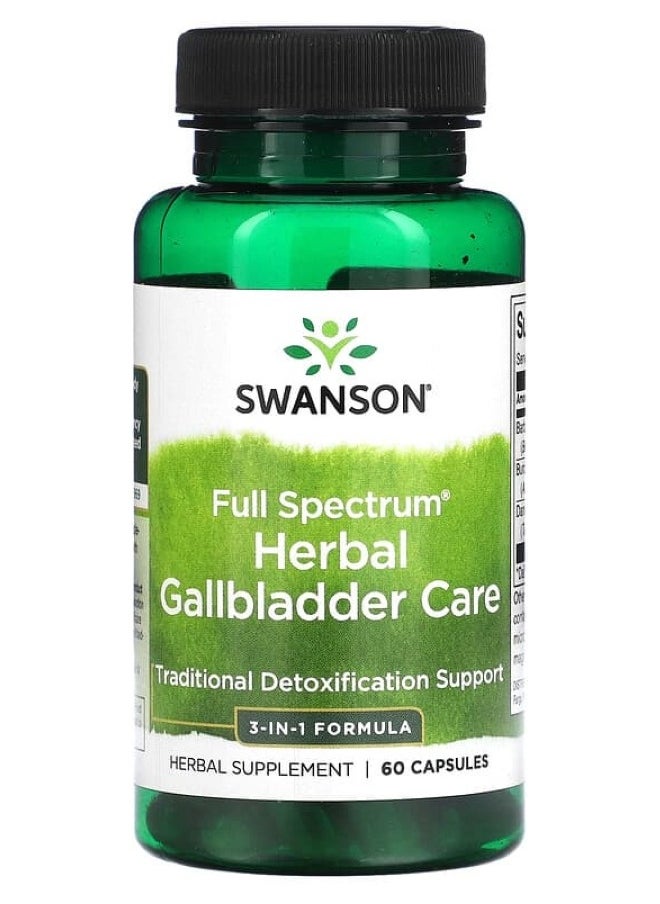 Full Spectrum Herbal Gallbladder Care 60 Caps