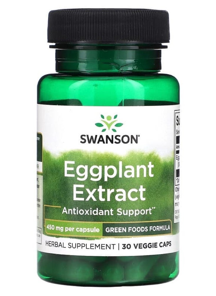 Eggplant Extract 450 mg 30 Veg Caps