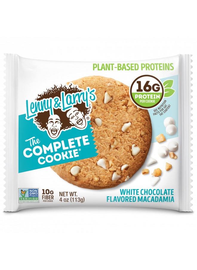 Lenny and Larry's The Complete Cookie, White Chocolate Macadamia, 4 Ounce (Pack of 12)