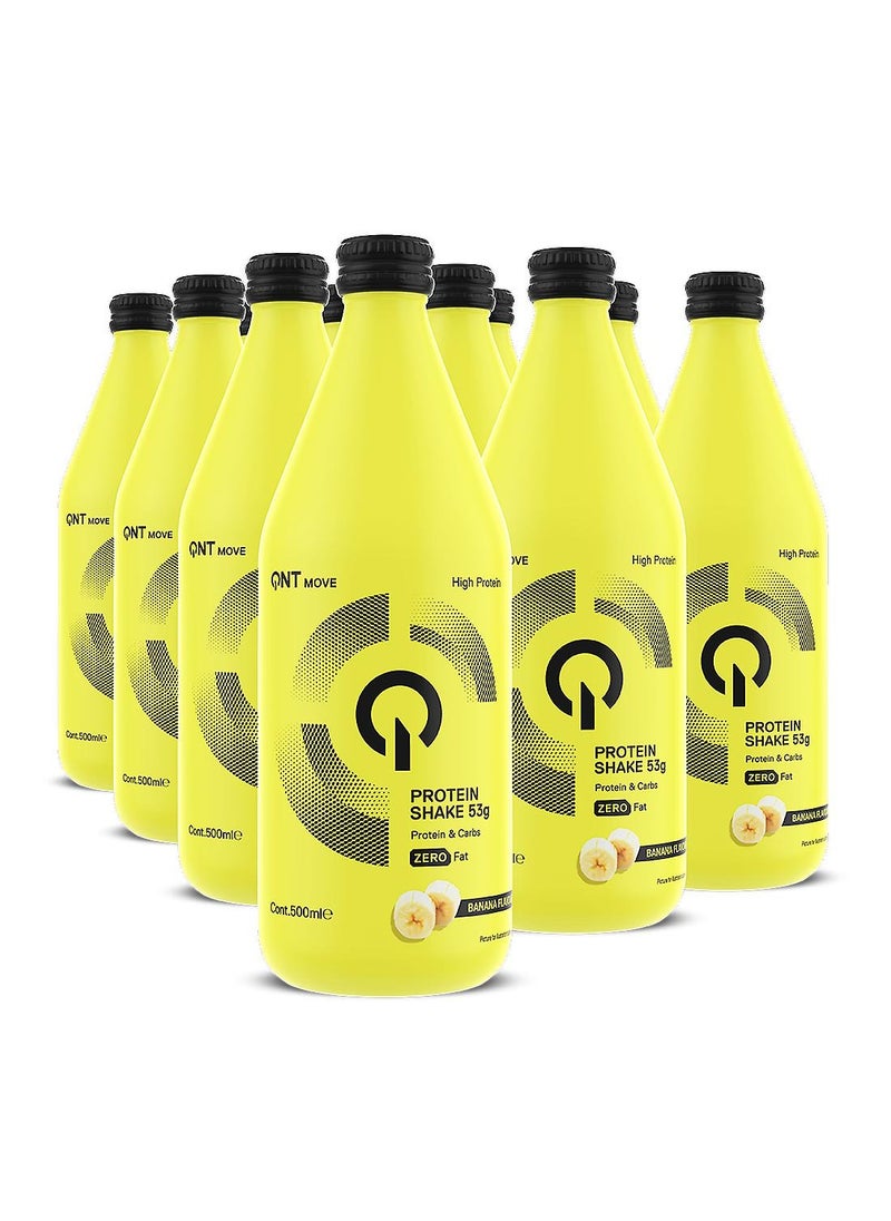 QNT PROTEIN SHAKE BANANA,12*500 ML