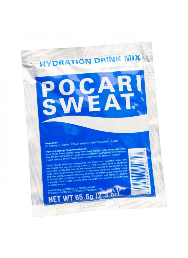 Pocari Sweat Powder - 1 Box, 5 Packets, Now in the USA, Restore the Water and Electrolytes, Hydration That is Smarter Than Water, Japan's Favorite Hydration Drink (40407)