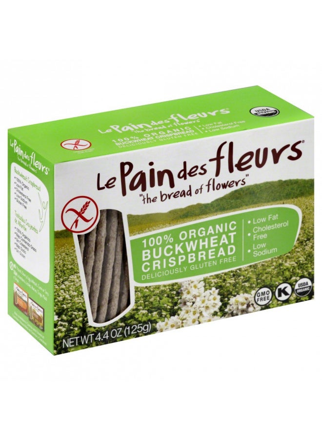 Le Pain des fleurs Crispbread Buckwheat Gluten Free - 4.41 oz3