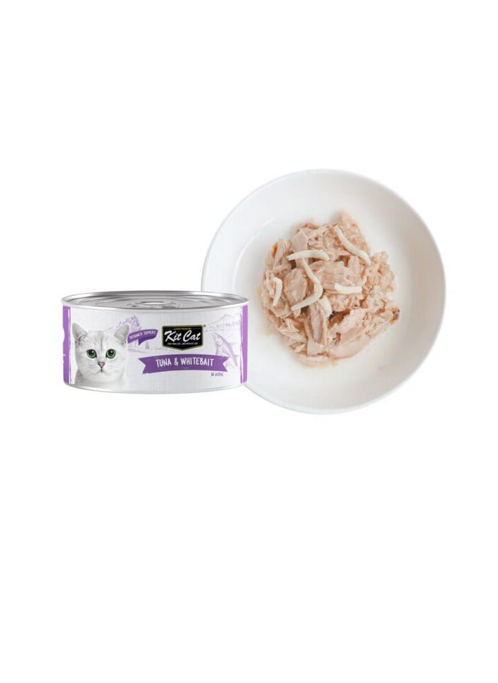 Kit Cat Deboned Tuna & Whitebait Toppers 80g