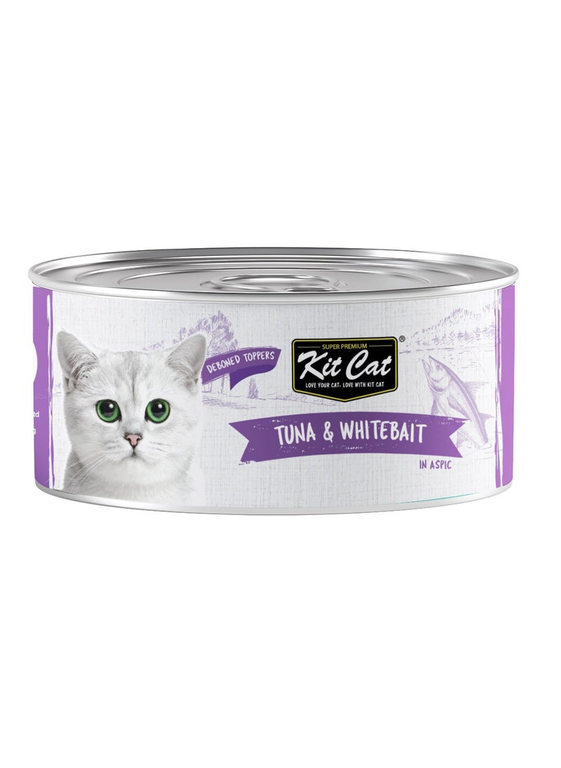 Kit Cat Deboned Tuna & Whitebait Toppers 80g