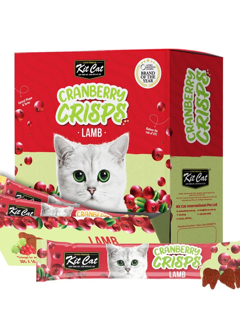 Kit Cat Cranberry Crisps Lamb Box (50 sachets)