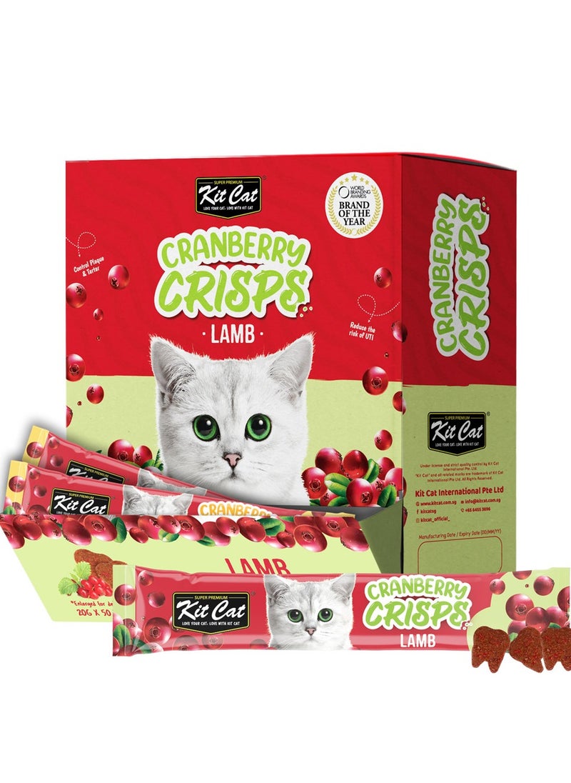 Kit Cat Cranberry Crisps Beef Box (50 sachets)