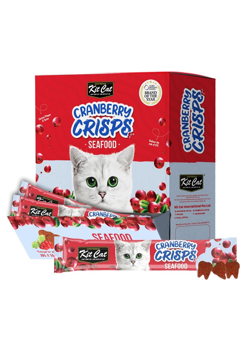 Kit Cat Cranberry Crisps Seafood Box (50 sachets)