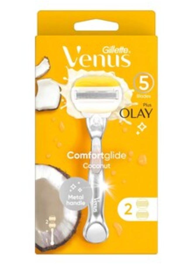 Venus Coconut Plus Olay 2Up Razor