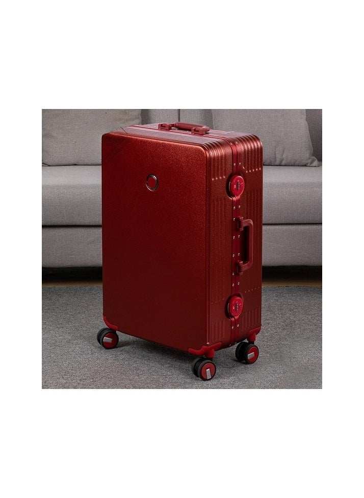 Weirso's large capacity carrying bag travel locked box Colour:Red