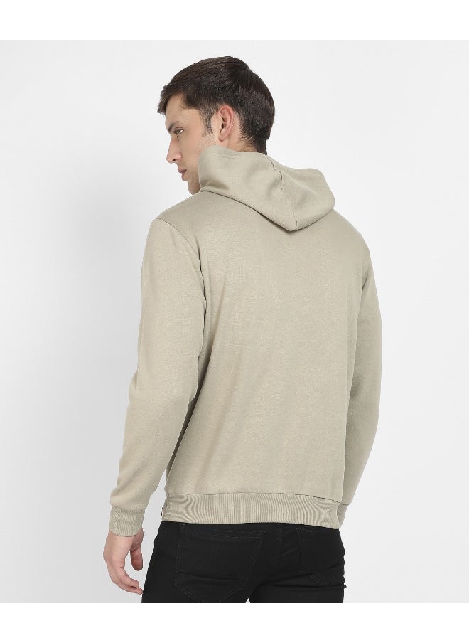 Men's Olive Green Dare To Be Different Hoodie With Kangaroo Pocket