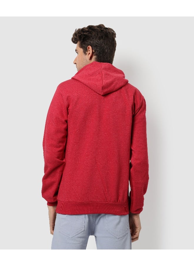 Men's Red Dr. To Be Hoodie With Kangaroo Pocket