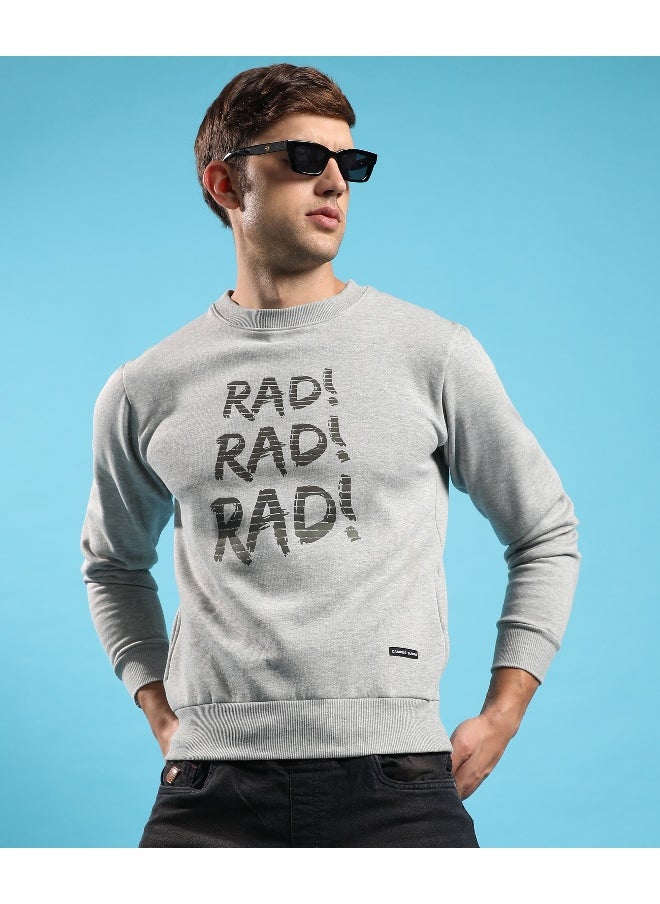 Men's Light Grey Rad Pullover Sweatshirt