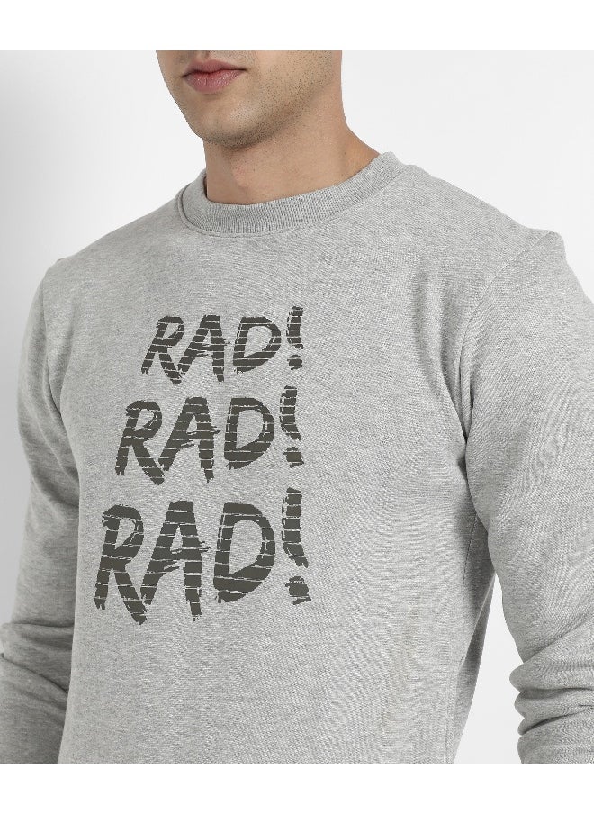 Men's Light Grey Rad Pullover Sweatshirt