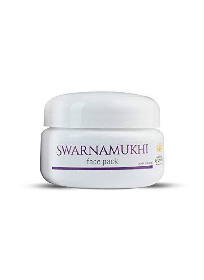 Swarnamukhi Face Pack With Lotus & Saffron Cleanses & Gently Exfoliates Dead Skin For All Sensitive And Oily Skin 17 Oz