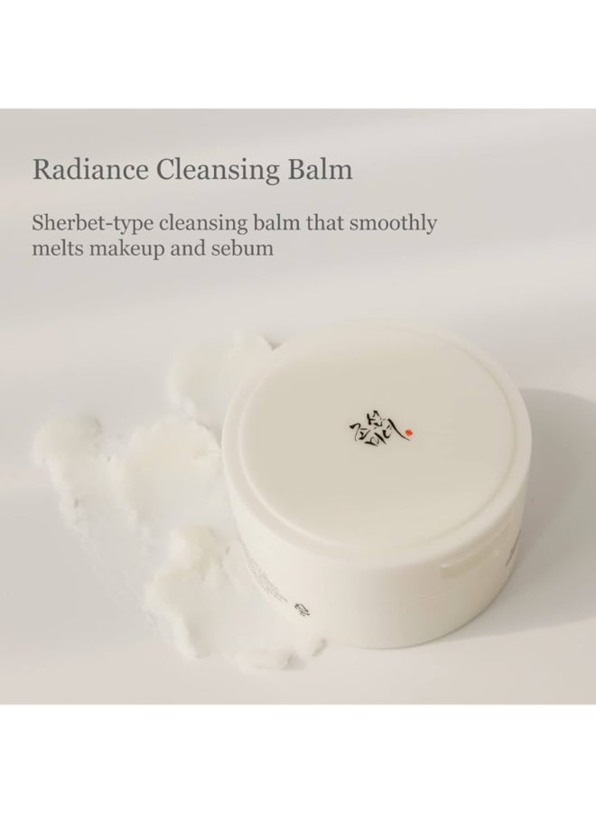 Double Cleansing Bundle Super Deal -Ginseng Cleansing Oil, Radiance Cleansing Balm, with Facial Massage Roller, (210ml+100 ml), 310 ml 310ml