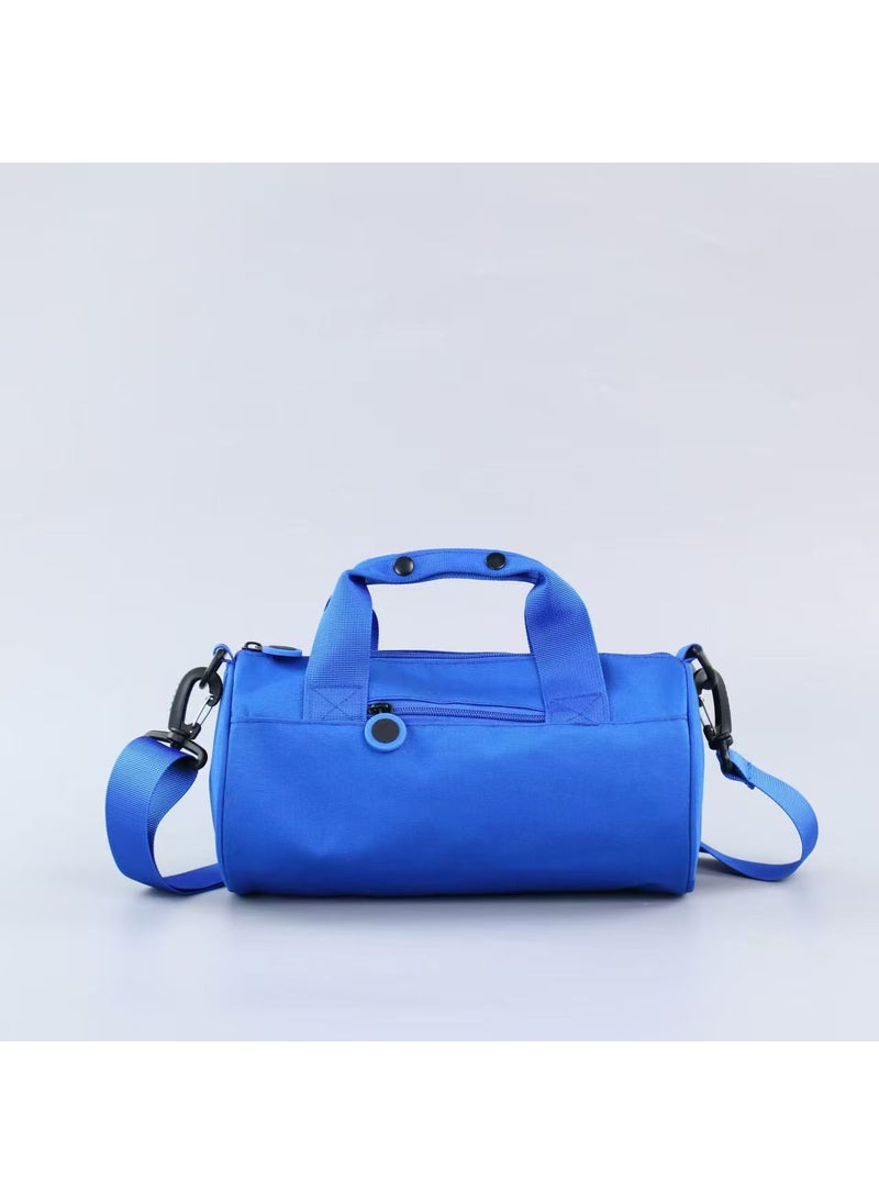 Foreign trade can set childrens travel bag hand luggage bag light dance fitness swimming shoulder travel bag logo Blue