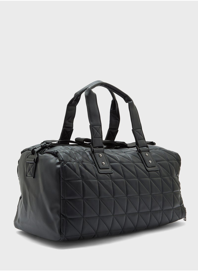 Quilted Weekender Duffle Bag 45 Cm