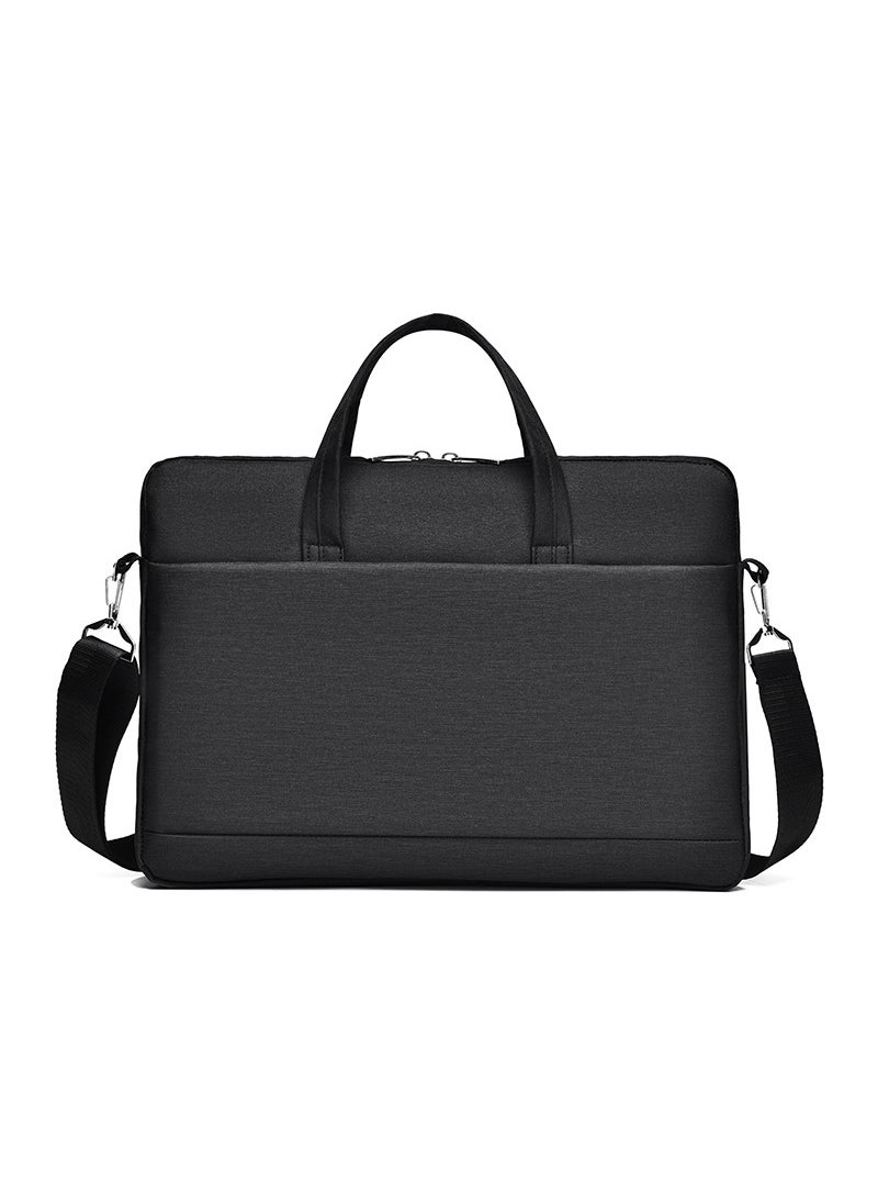 New 15.6 Laptop Briefcase Business Shoulder Bag Medium Black