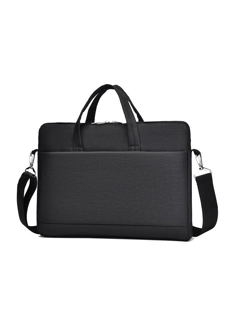 New 15.6 Laptop Briefcase Business Shoulder Bag Small black