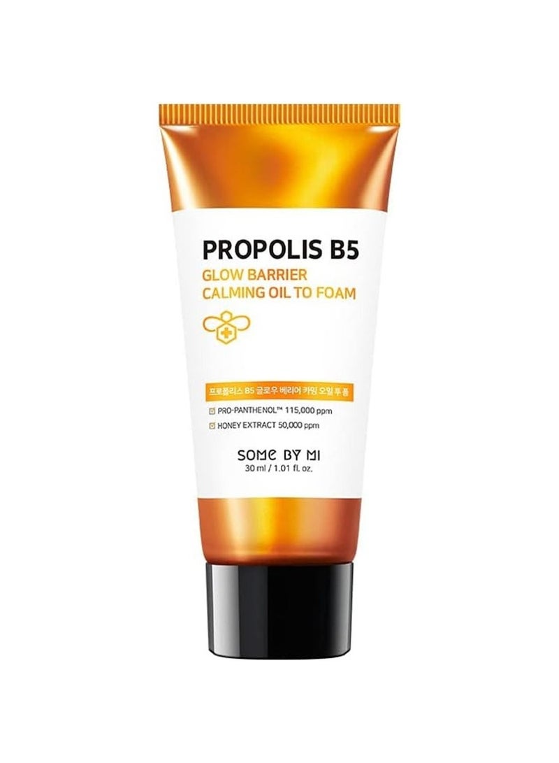 Propolis B5 Glow Barrier Calming Starter Kit - Includes Glow Oil + Toner + Serum + Cream - Skin Care Routine 4 Step Solution For Sensitive And Calming Skin - Travel Kit Of 4 100ml