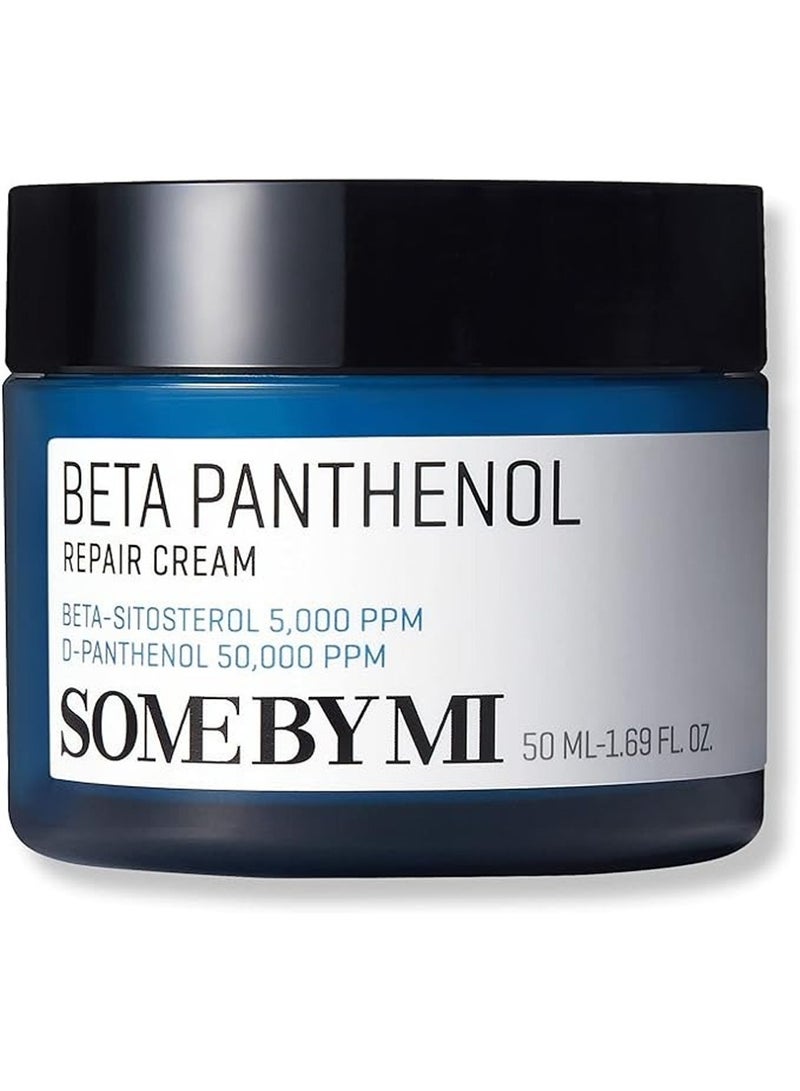 Beta-Panthenol Skin Repair Cream - Rebuilding Skin Barrier With Beta-Sitosterol And Panthenol - Daily Moisturizer, Skin Hydrating And Skin Redness Care Cream 50ml