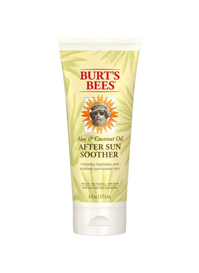 Burt's Bees Stocking Stuffers, After Sun Lotion with Hydrating Aloe Vera & Coconut Oil - Sunburn Relief, After Sun Soother, Natural Origin Skin Care Christmas Gifts, 6 oz