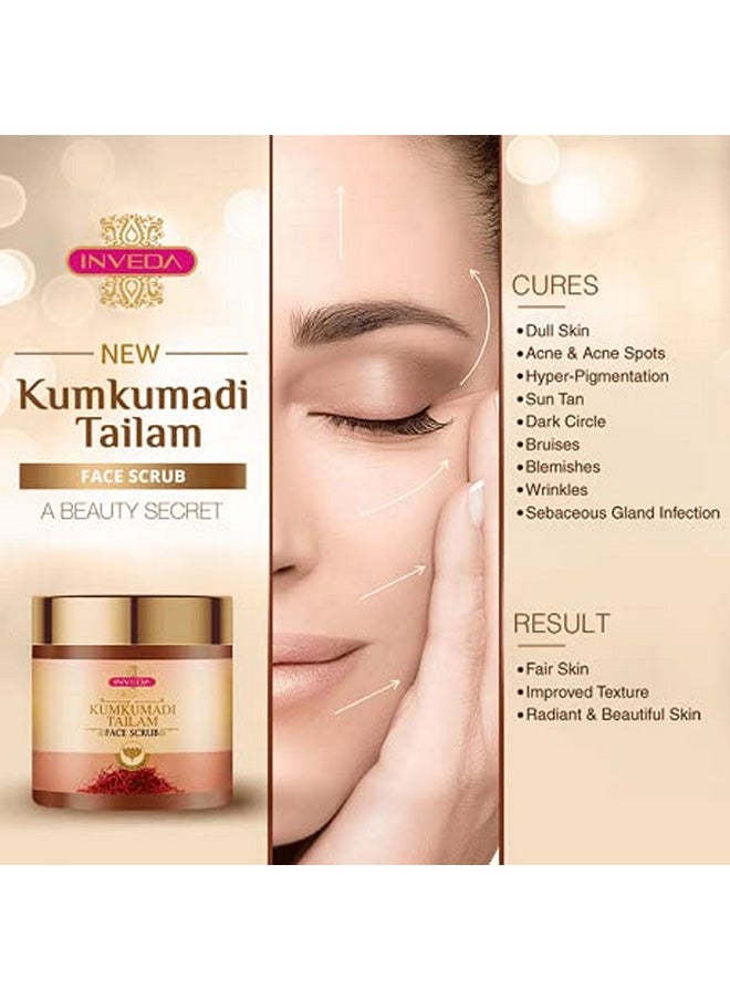 Inveda Kumkumadi Tailam Face Scrub100ml - A Beauty Secret