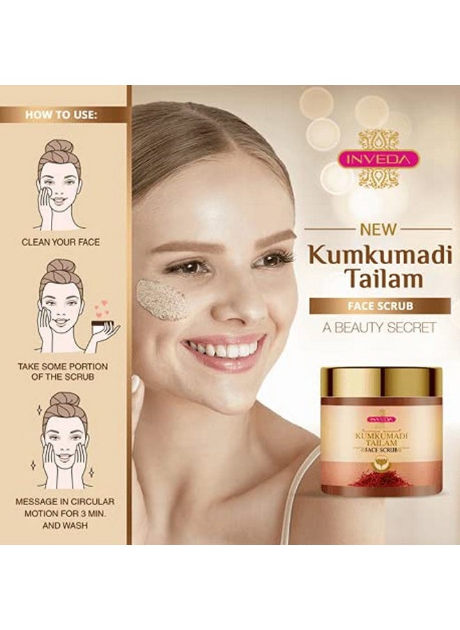 Inveda Kumkumadi Tailam Face Scrub100ml - A Beauty Secret