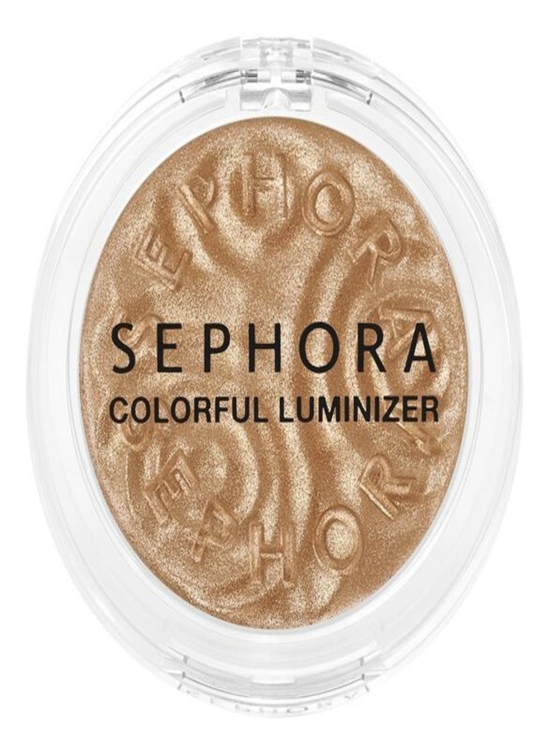 SEPHORA COLLECTION Colorful Luminizer Face Illuminating Powder 01 Glitzy gold (3,50 g)