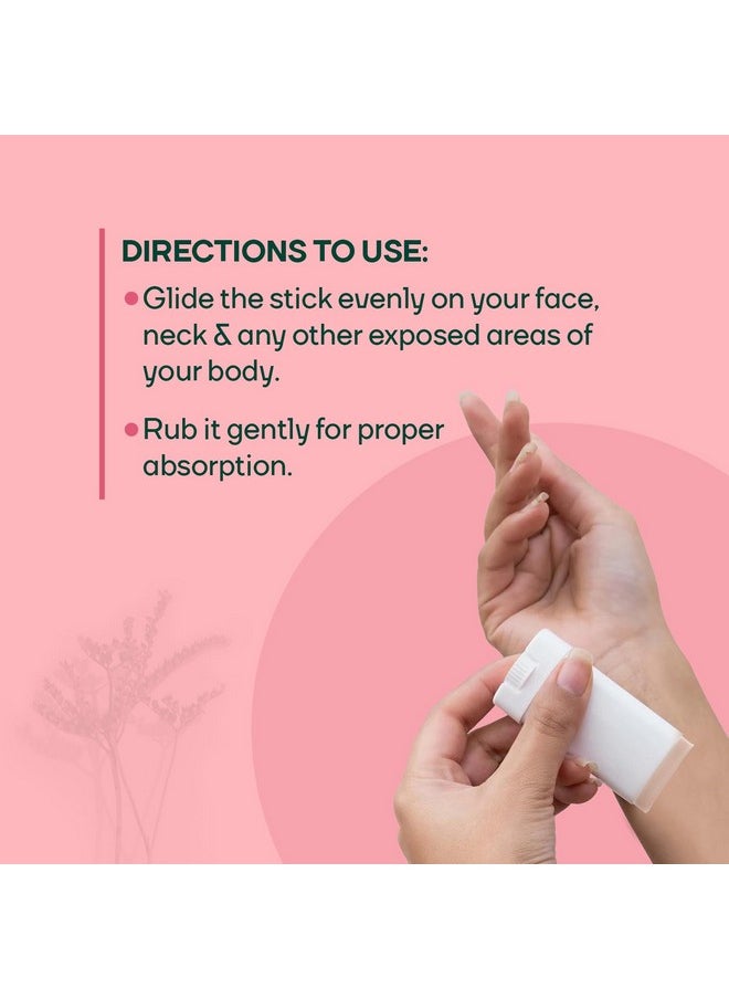 mountainor Glutathione Sunscreen Stick With Spf 50 | Sun Protection & Brightness With Broad Spectrum Pa ++++ | Lightweight & Water Resistant | No White Cast | Korean Formulation - All Skin Type (13G)