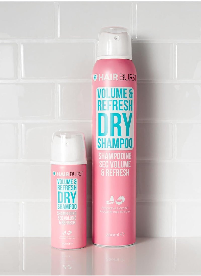 Volume and Refresh Dry Shampoo No White Residue Revitalising Hair with Added Texture and Root Lift Absorbs Excess Oils Enriched with Hydrolysing Wheat Protein and Panthenol