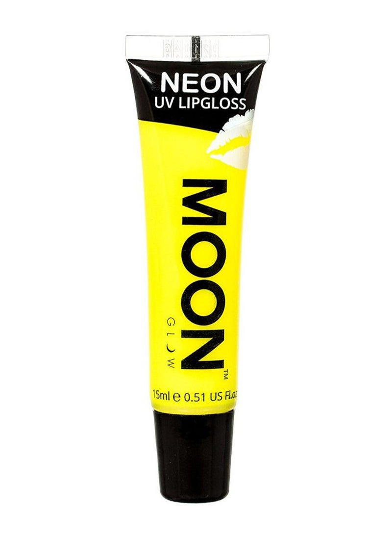 Blacklight Neon UV Lip Gloss Banana Yellow