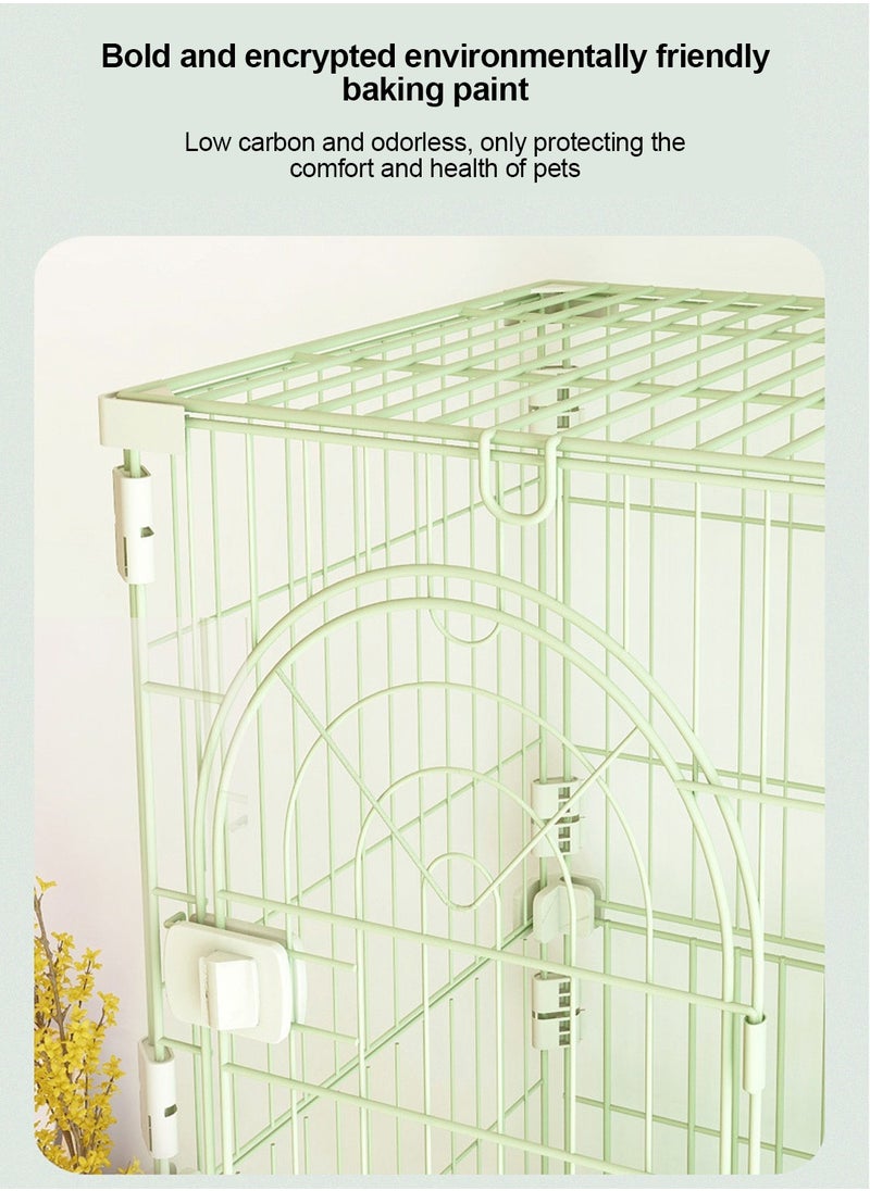 Four-Layer Large Cat Cage Cat Cottage Home Indoor Extra Large Free Space Cat House For 1-3 Cats 84x61x163.5Cm