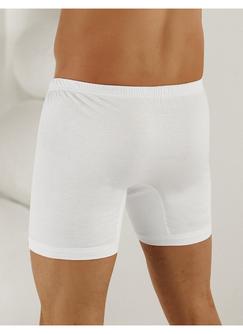 Men's White Combed Cotton Argentina Boxer ME007