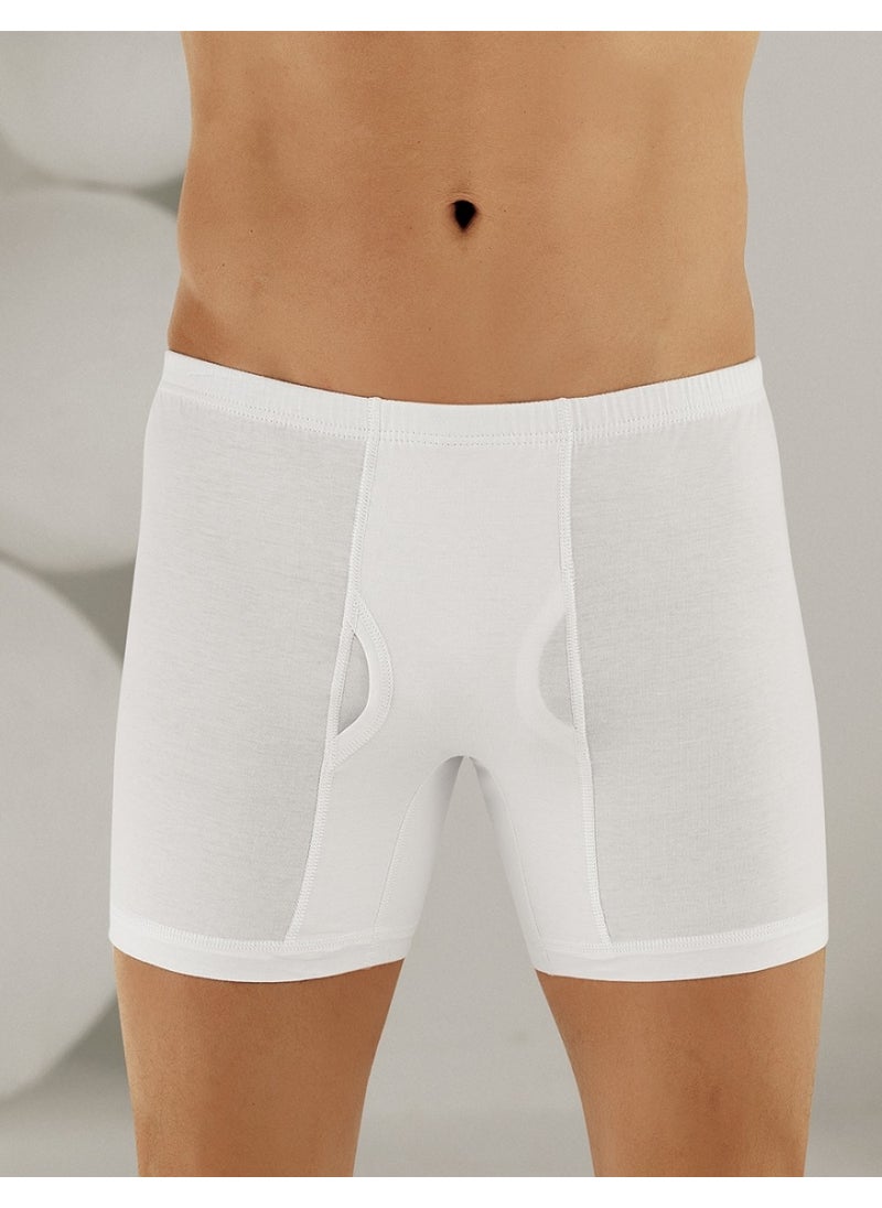 Men's White Combed Cotton Argentina Boxer ME007