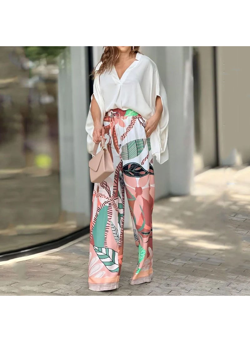 2023 Summer Fashion Loose Pants Set Picture Color