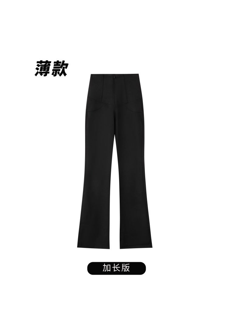 High Waist Slimming Casual Flared Pants Thin (extended)