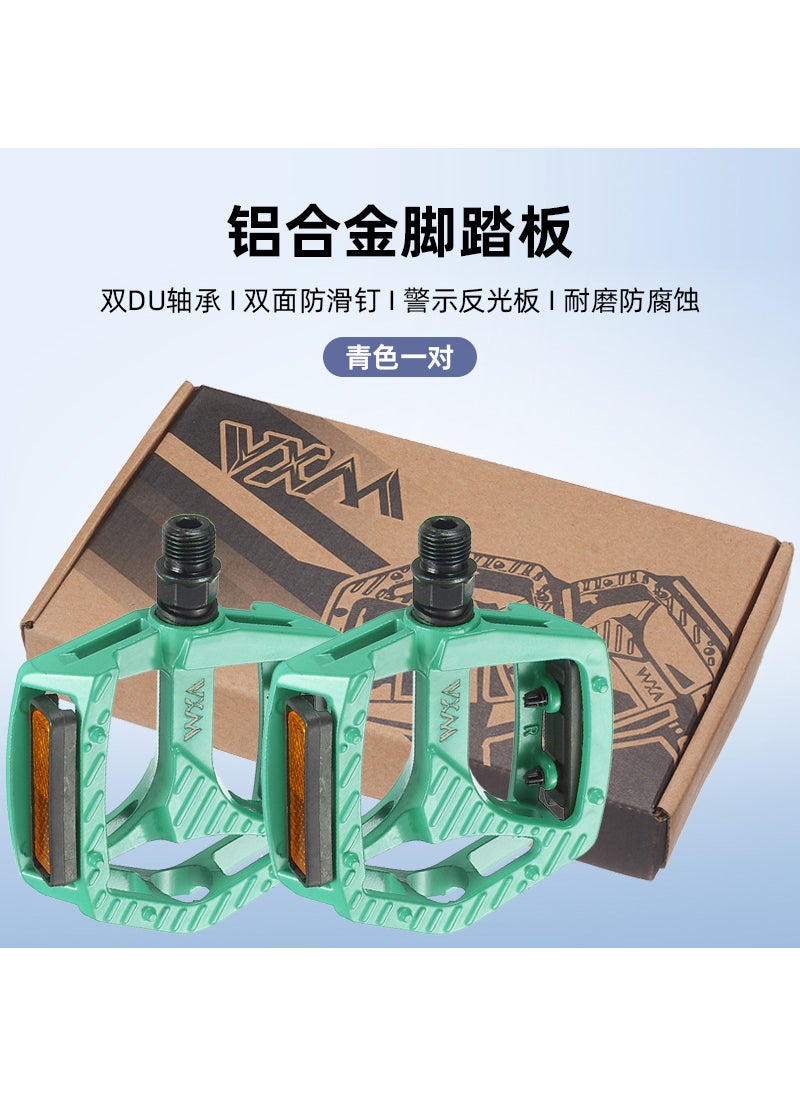 Durable Aluminum Alloy Bicycle Pedals for MTB  RoadCyan Cyan