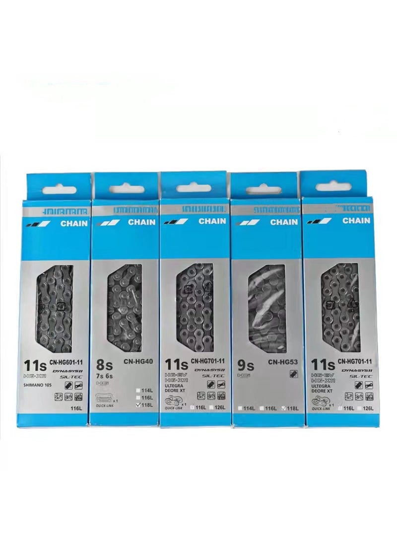 shuimao bicycle chain 678 speed/9 speed/10 speed/11 speed/12 speed mountain bike variable speed chain road HC95 (10 speed chain) ordinary quality